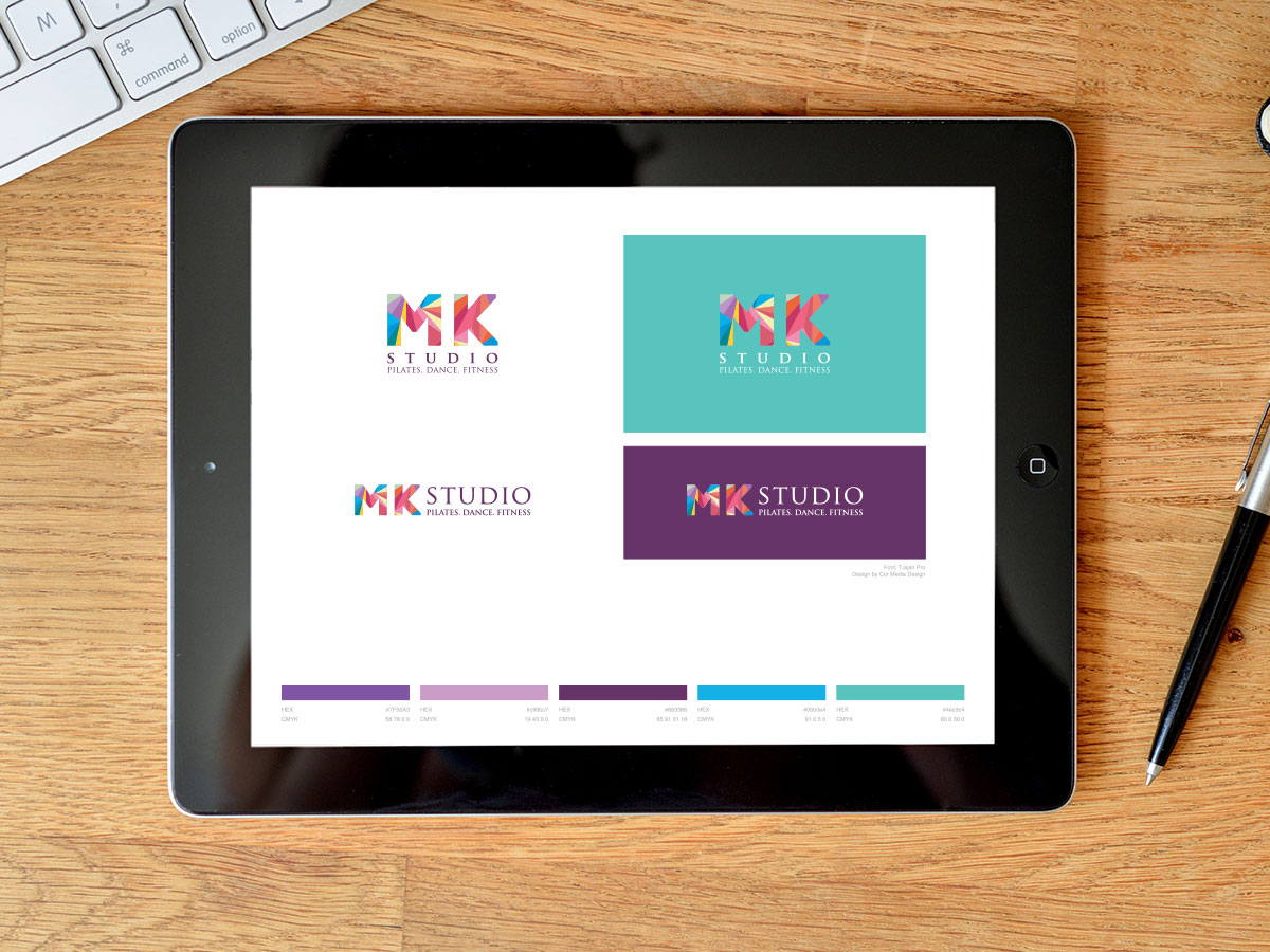 Cor Media Design Portfolio MK Studio Logo